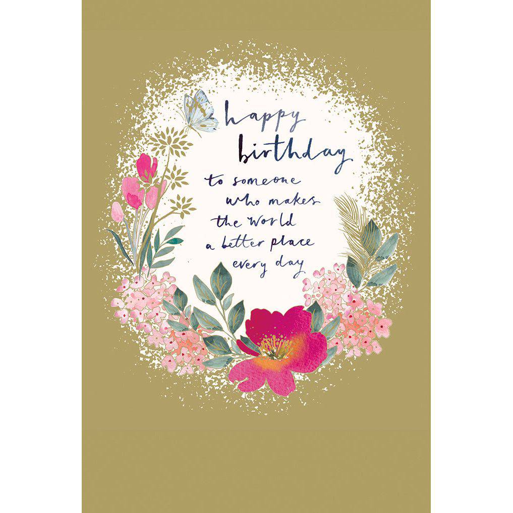 Colorful rainbow birthday cake greeting card by Pictura featuring vibrant cake illustration for birthday celebrations.